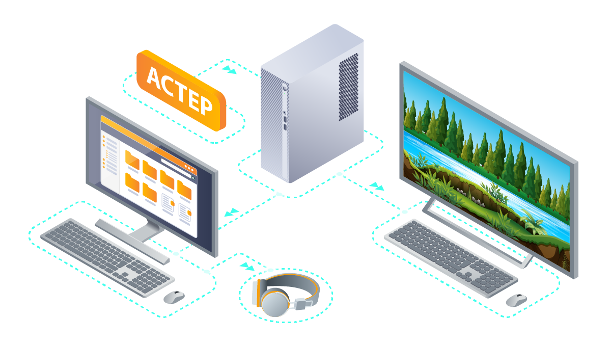 из одного компа два сделать