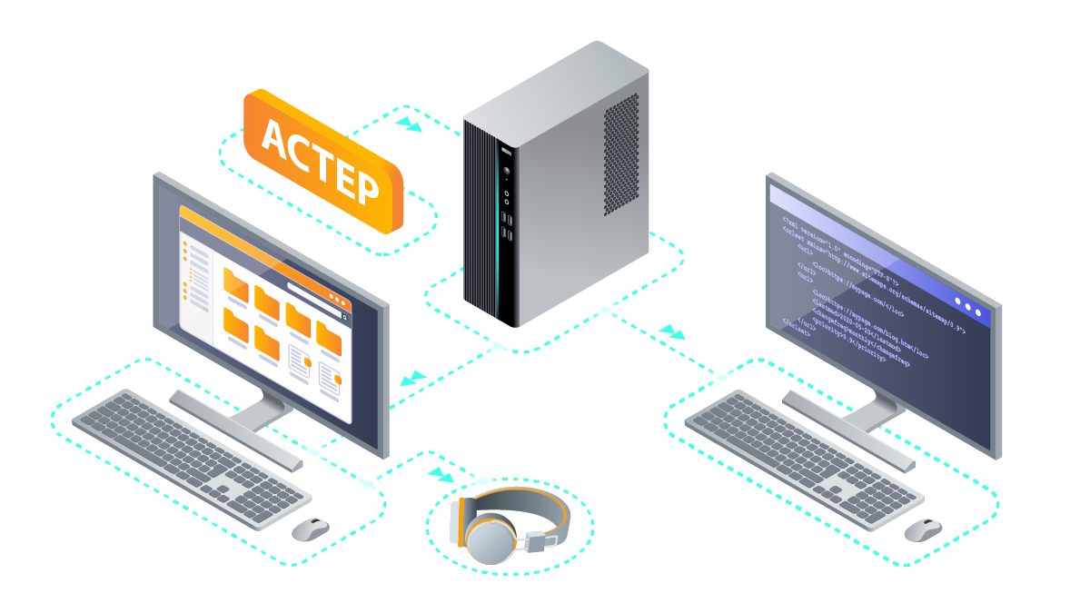 один компьютер два рабочих места